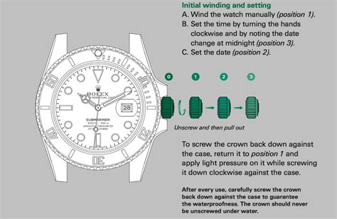 how to adjust time on a rolex watch|rolex watch setting instructions.